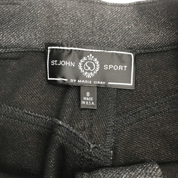 St John Sport knit high rise pants size 8 - Picture 5 of 8
